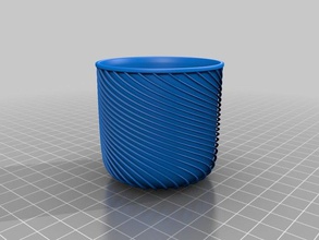 whirl cup pun intended kitchen dining drink mmm nice spiral water 3d print model - Mito3D