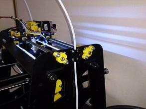 orca 04x parametric filament tube holder 3d printer parts guide 3d print model - Mito3D