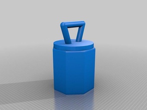 kettlebell spor açık havada özelleştirilmiş 3d print model - Mito3D