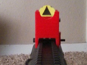 airsoft gun sight brinquedo jogo os acessórios 6mm acrílico lente lexan óptica retículo 3d print model - Mito3D