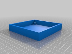 pcb box bottom part diy 16x2 lcd 3d print model - Mito3D