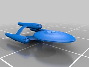 fédération vaisseau des véhicules dans les ténèbres spatial star trek 3d print model - Mito3D