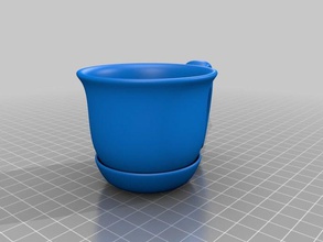 anti fincan kahve dökmek mutfak yemek 3d print model - Mito3D