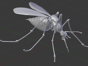 los mosquitos a animales molesto sangre duro de insectos imprimir 3d print model - Mito3D