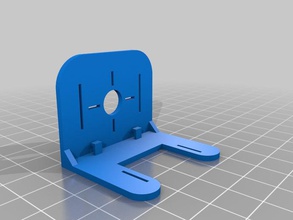 improved servo bracket other 3d openscad robodino 3d print model - Mito3D