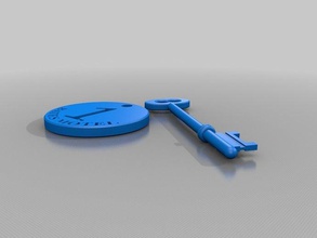bates 1 3 d yazıcılar anahtar psikopat 3d print model - Mito3D