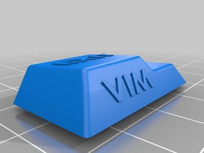 cherry g80 vim tecla de bloqueo mayúsculas otros teclado 3d print model - Mito3D