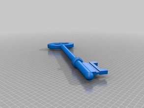 key keychain individual 3d printers psycho 3d print model - Mito3D