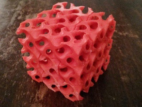 gyroid soma cubo di puzzle i la matematica 3d print model - Mito3D