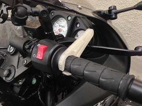 moto manette de verrouillage sport à l'extérieur le repos poignet 3d print model - Mito3D