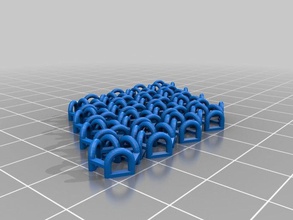 my customized curvy hex chainmail math art 3d print model - Mito3D
