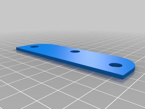 rounded corner door hinge spacer household supplies shim 3d print model - Mito3D