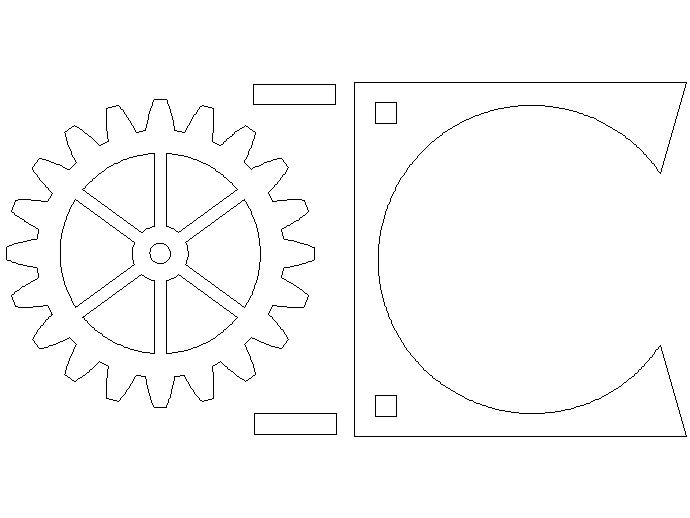 Getriebe Untersetzer cnc Küche Essen 3D print model - Mito3D