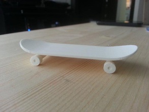 fully parametric printable fingerboard mini skateboard toys games 3d print model - Mito3D