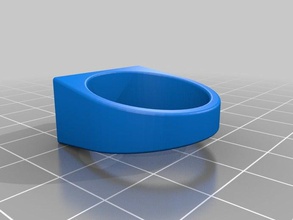 simple ring rings 3d print model - Mito3D