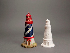 thrift store lighthouse -- digitized other 3d print model - Mito3D