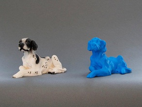 puppy scan -- digitized other animal dog 3d print model - Mito3D