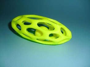 3d-Objekt 4 Dekor Kunst aufgenommene ball sart 3d print model - Mito3D