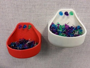 thumbtack-able thumbtack holder tool holders boxes container 3d print model - Mito3D