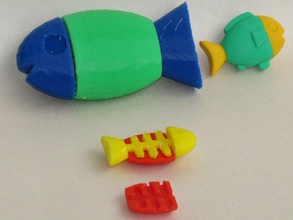 du poisson les animaux 3d print model - Mito3D