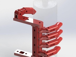 robohand uzun parmaklar parçalar distal phal diy değişiklik protez Robotik el 3d print model - Mito3D