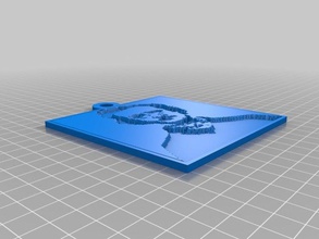 poe-litho 2d Kunst angepasst 3d print model - Mito3D