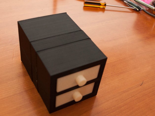 cassettiere altri 3d box famiglia di archiviazione utile 3D print model - Mito3D