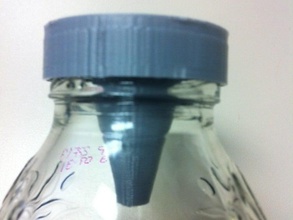 snaptrap la mosca de fruta trampa snapple botellas los hogares morder midge negra vidrio gnat té helado snap trap 3d print model - Mito3D