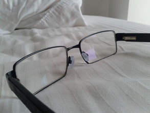 lunettes de plaquettes nez la réparation remplacement 3d print model - Mito3D