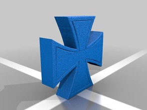 cruz de hierro eisenernes kreuz esculturas 3d print model - Mito3D