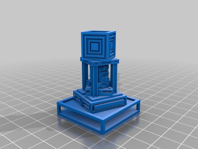 artistique bureau morceau 3D print model - Mito3D