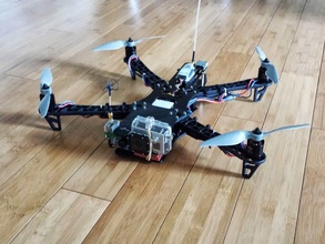 quadcopter Adapterplatte tbs discovery rc Fahrzeuge fpv multi-rotor Einsatz von multikopter 3d print model - Mito3D