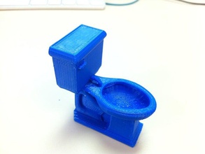toilet ornament toy game accessories makerbotornaments wot 3d print model - Mito3D
