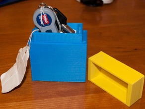 robusta caja pequeña de pequeños objetos otros contenedor útil 3d print model - Mito3D