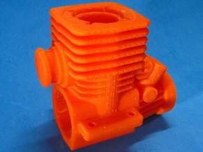 nitro rc auto blocco motore veicoli 3d print model - Mito3D