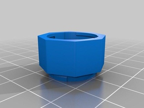 lucky 8 de lados del polígono contenedor -- divisor los contenedores personalizado 3d print model - Mito3D