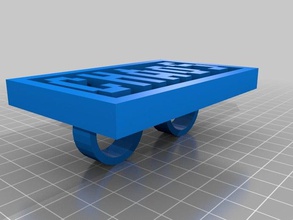kaos yüzük özelleştirilmiş 3d print model - Mito3D