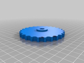 minha personalizado roda para ajustamento da marca 2 partes 3d print model - Mito3D