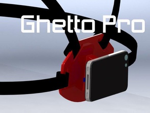 ghetto-pro-Kamera montieren mobile Telefon Speck Spaß go pro iphone Narwal Waffe - Gurtband zombie 3d print model - Mito3D