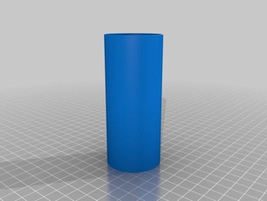 WC-Papier Rohr Bad WC-Papier-Karton-Rohr, Rohr-Zylinder hohl 3d print model - Mito3D