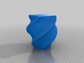 sq vaso decoração personalizado 3d print model - Mito3D