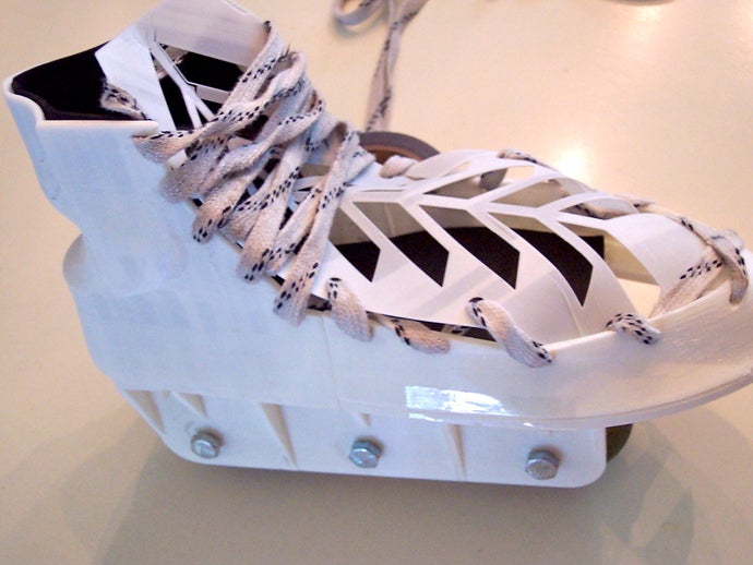 custom rollerblades 3d printed sport outdoors boot replicator rollerskate shoe wheel 3D print model - Mito3D