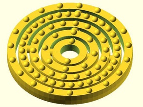 personnalisable atome contrôle complet sur chaque anneau de la physique l'astronomie bohr customizer electron cardan 3d print model - Mito3D