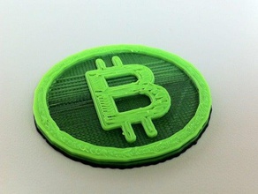 peu de pièce monnaie d'autres bitcoin 3d print model - Mito3D