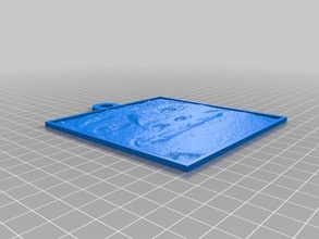 my customized lithopane antoine 2d art 3d print model - Mito3D