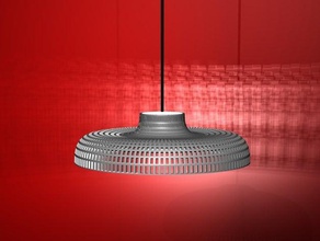 forma altri la lampada paralume luce di illuminazione sospesa 3d print model - Mito3D