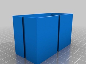 meu personalizadas caixas de intertravamento contentores 3d print model - Mito3D