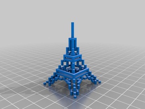 torre eiffel diğer 3d print model - Mito3D