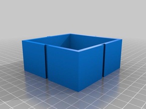 my customized interlocking boxes containers 3d print model - Mito3D