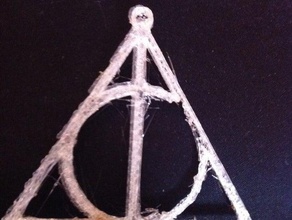 deathly hallows other halios worship openscad satanic 3d print model - Mito3D